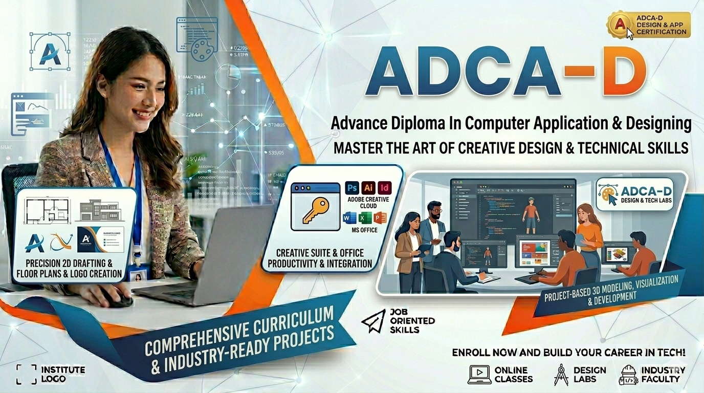 ADCA-D (Advance Diploma In Computer Application & Designing )