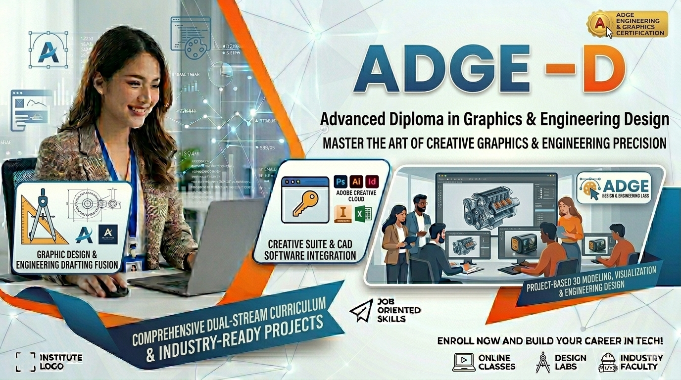 ADGE-D (Advance Diploma in Graphics & Engineering Design )
